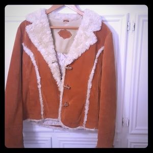 Leather (nubuck) jacket